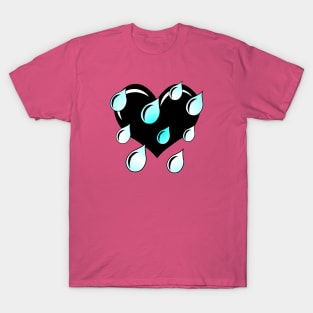 Black Weeping Heart #2 T-Shirt